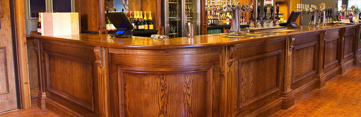 Wooden Drinks Bar